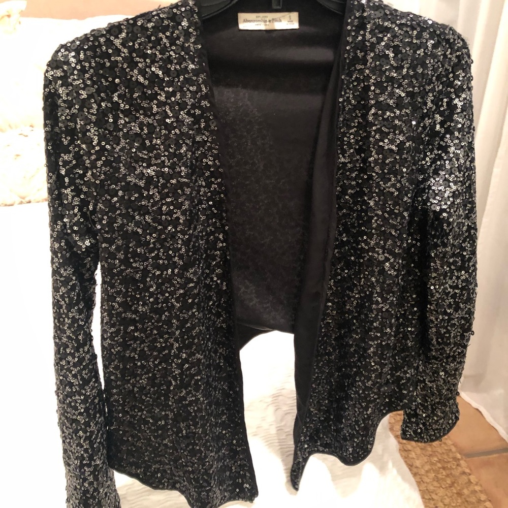 Sequined lightweight blazer